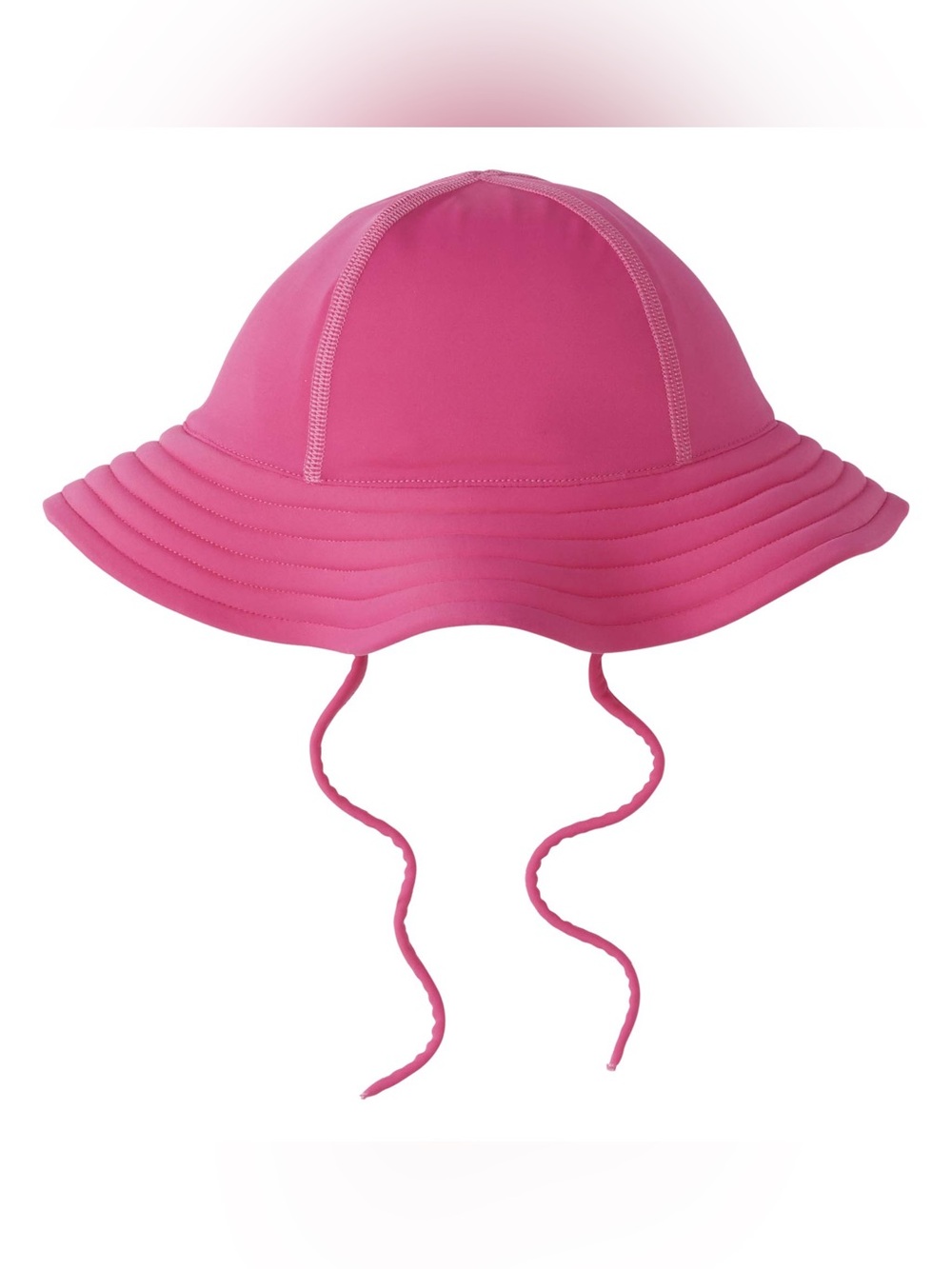 Hanna Andersson swim sun hat pool beach summer tie fuchsia toddler girl